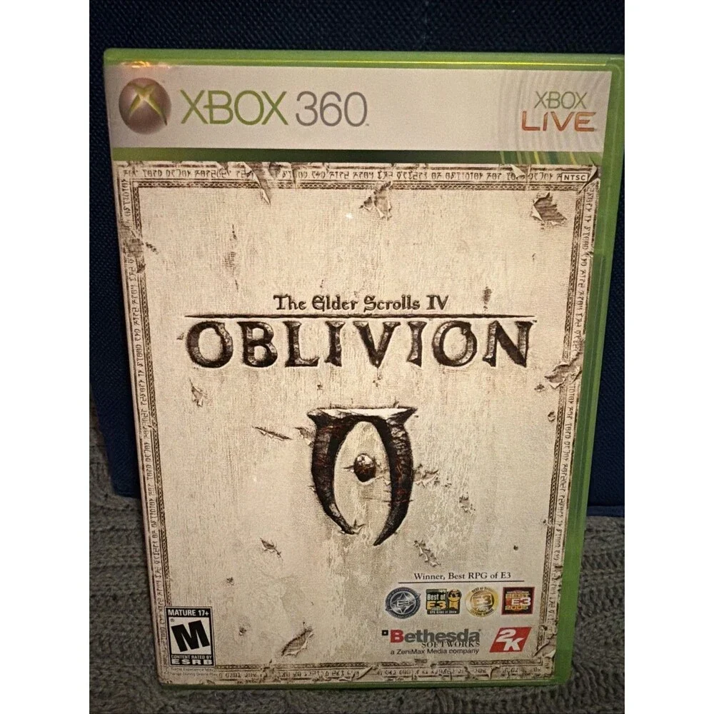 Elder Scrolls IV Oblivion - Microsoft Xbox 360 CIB with Map Excellent Condition